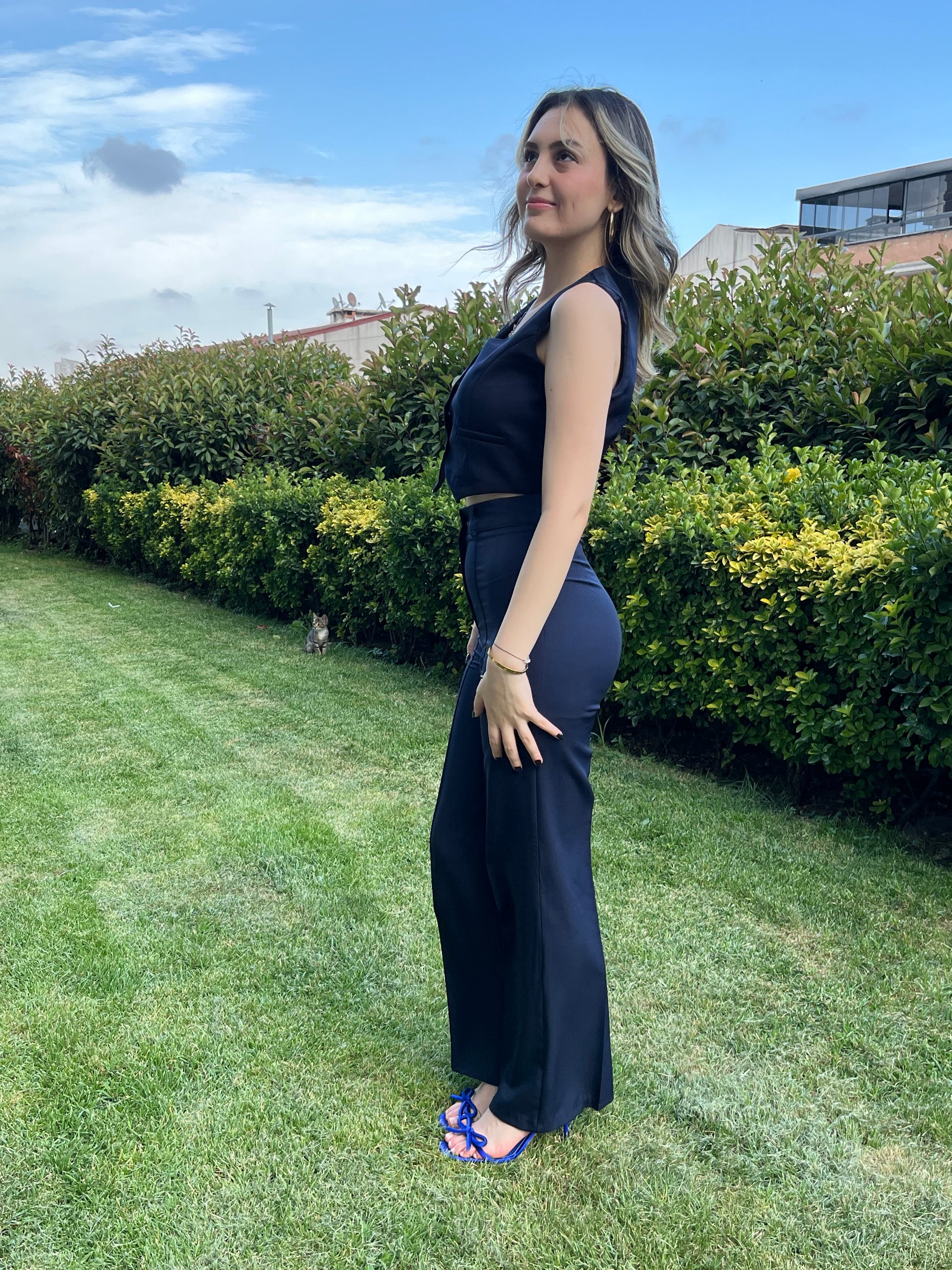 Lacivert Kumaş Takım Elbise